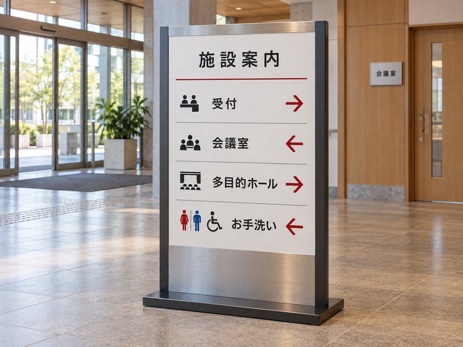 施設サインのイメージ